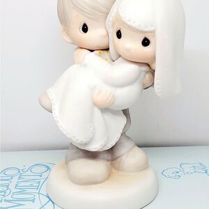 Vintage Precious Moments Newly wed Figurine Bless You Two